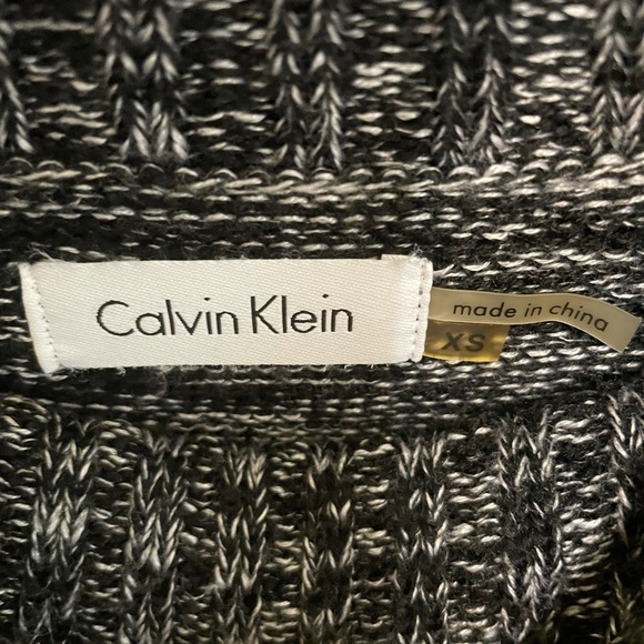 Calvin Klein Marled Cowl Neck Sweater Dress Sz XS - Picture 5 of 11
